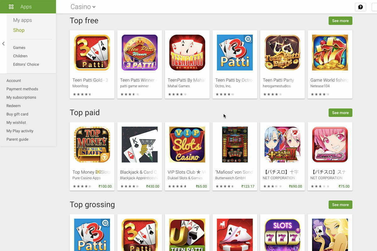 Google's Play Store Now Allows Gambling And Betting Apps